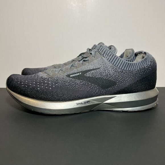Mens BROOKS Levitate 2 Gray Athletic Shoes / Size 9 - Picture 3 of 9